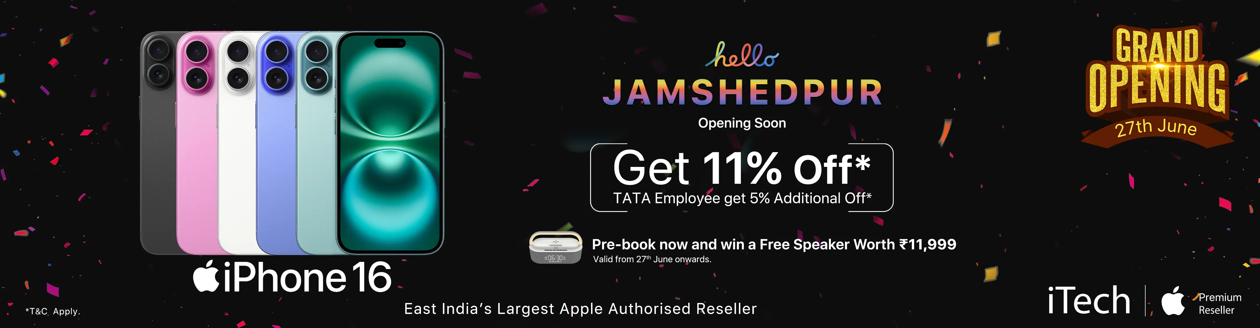 iPhone 16 Banner - Jamshedpur