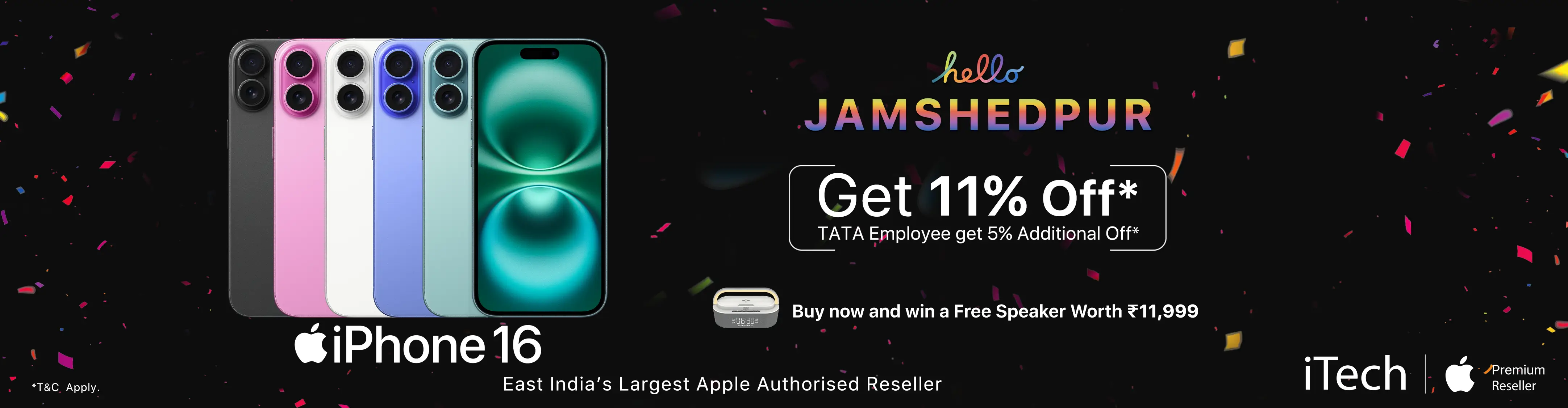 iPhone 16 Banner - Jamshedpur