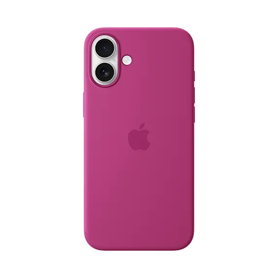 iPhone 16 Plus Silicone Case with MagSafe - Fuchsia