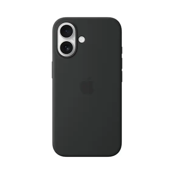 iPhone 16 Silicone Case with MagSafe - Black