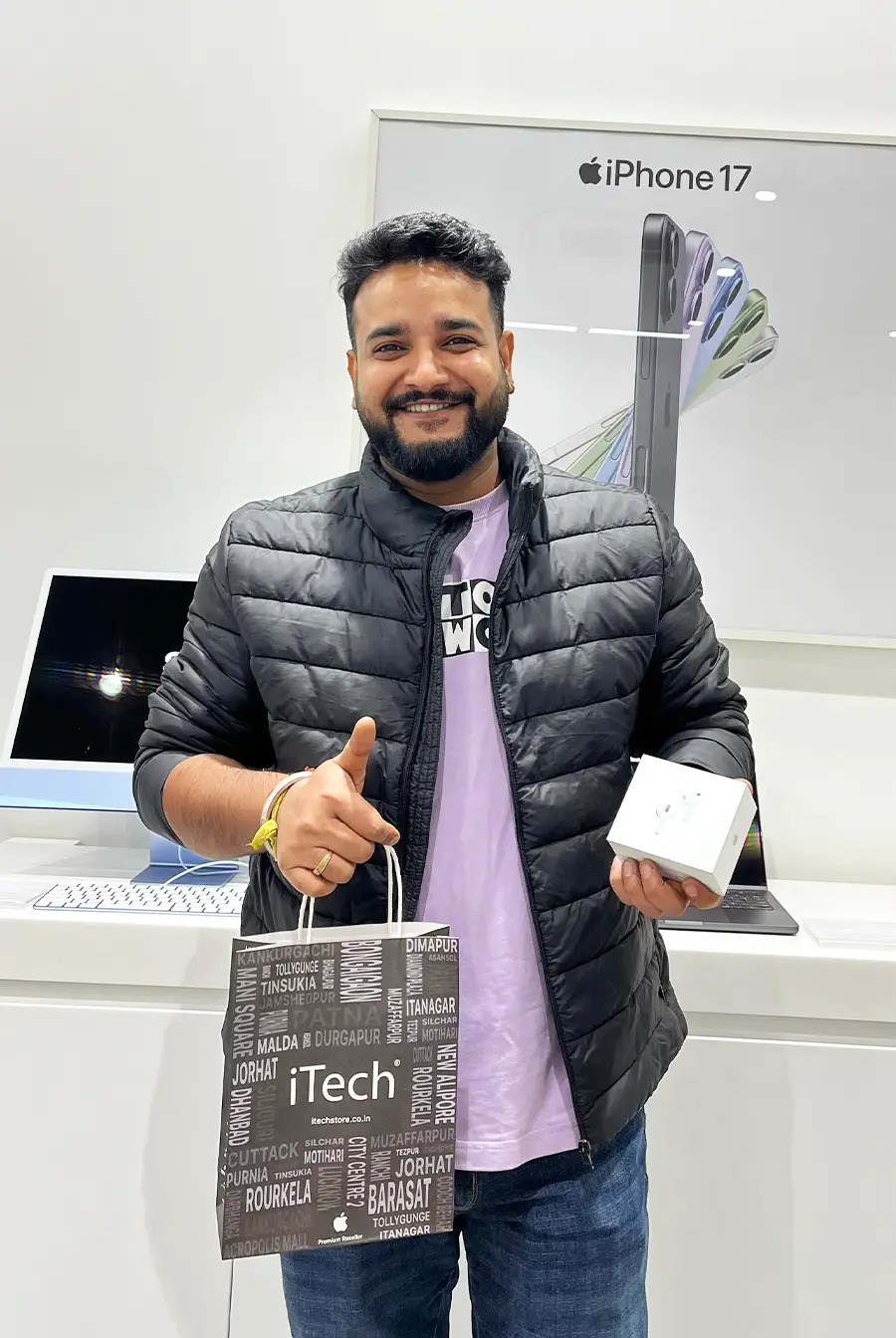 happy customer reviews at iTech Store Apple Reseller in India